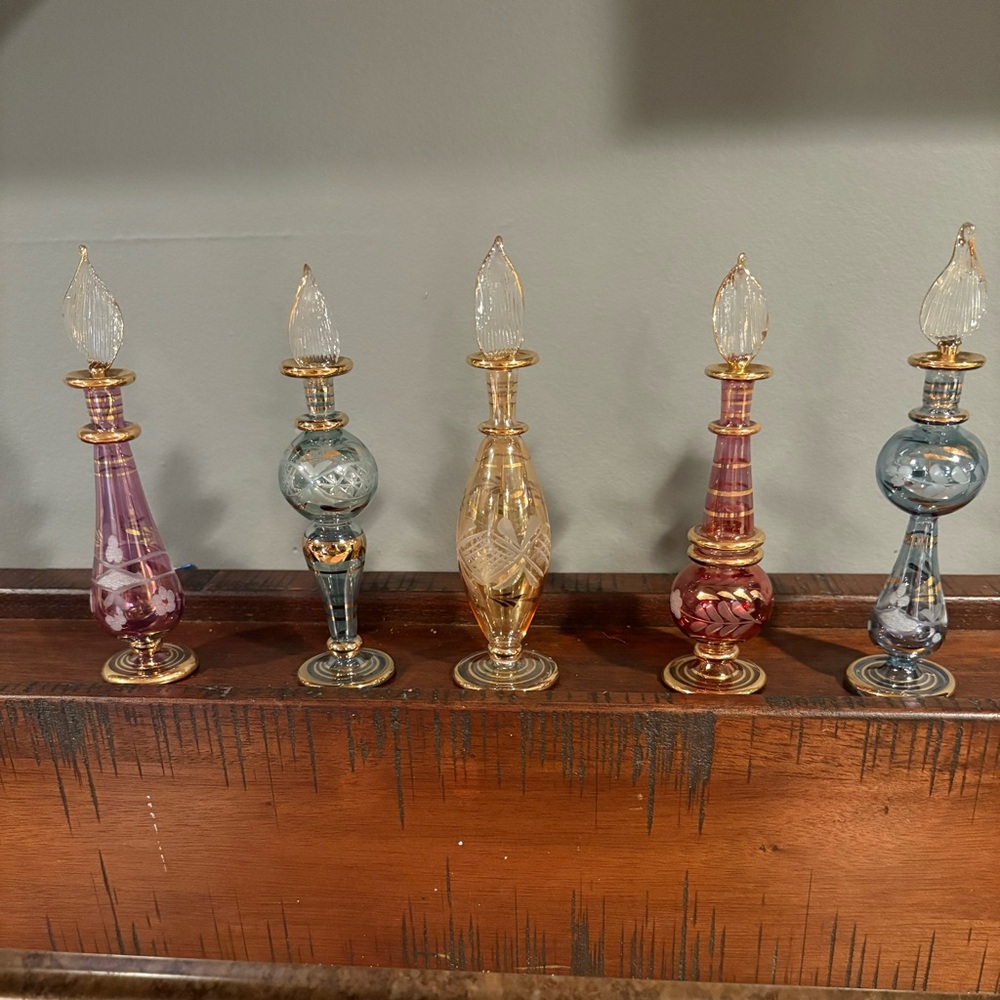 Royal Limited Decorative Glass Bottles Set - Picture 4 of 11